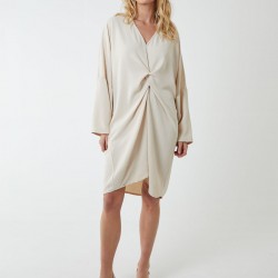 Twist Front Tunic Dress