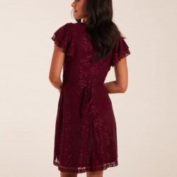 Double Frill Wrap Dress