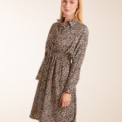 Leopard Shirt Dress