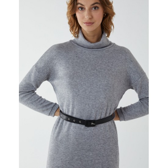 Knitted Belt Dress