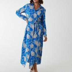 Paisley Belted Dress