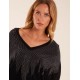 V Neck Diamante Jumper