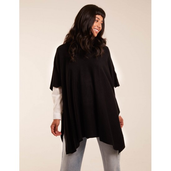 High Neck Poncho