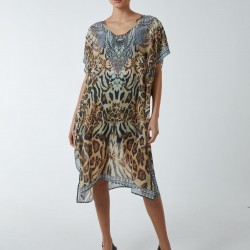 Animal Print Kaftan