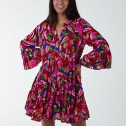 Tunic Tiered Smock Mini Dress