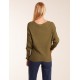 Ribbed Batwing Jumper