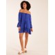 Bardot Tunic Dress With Frill Hem