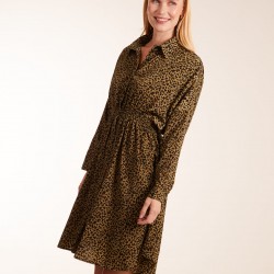 Leopard Shirt Dress