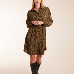 Leopard Shirt Dress