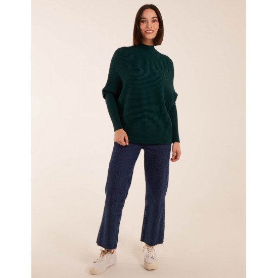 Ribbed Batwing Jumper