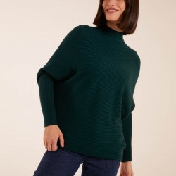 Ribbed Batwing Jumper